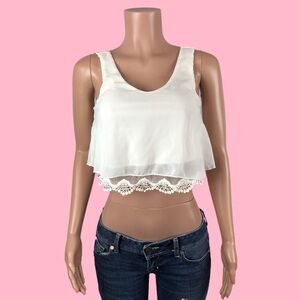 !! Charlotte Russe layered crop top